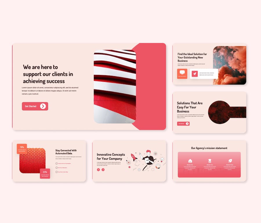 初创公司创业项目商业计划PPT模板 - PPT派