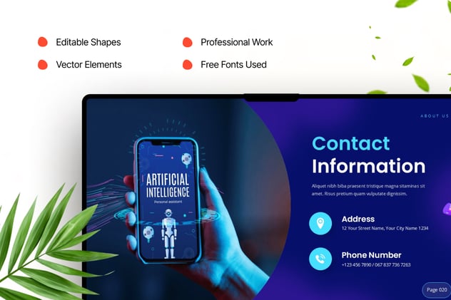 人工智能技术机构科技服务方案Keynote模板 - PPT派
