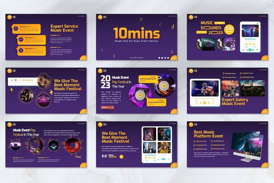 爵士音乐文化艺术讲述Keynote模板 - PPT派