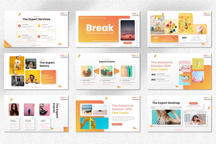 多功能创意设计商业演讲Keynote模板 - PPT派