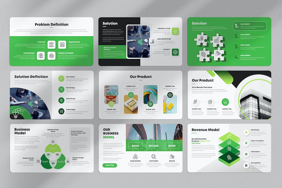 企业商务融资计划书PPT模板 - PPT派