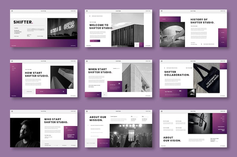 移动互联网商务企业服务推广Keynote模板 - PPT派