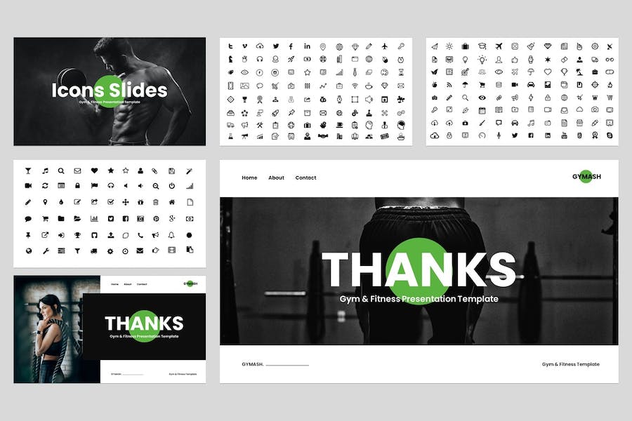 体操健身训练方案讲述Keynote模板 - PPT派