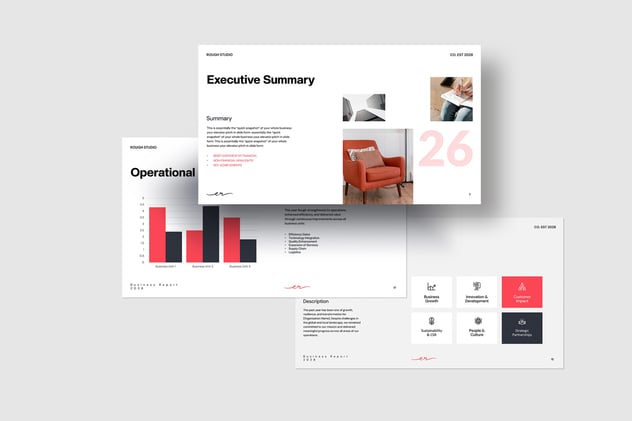 年度财务报告总结展示Keynote模板 - PPT派