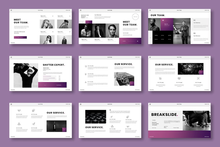 移动互联网商务企业服务推广Keynote模板 - PPT派