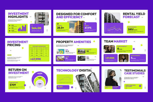 投资房产融资项目方案PPT模板 - PPT派