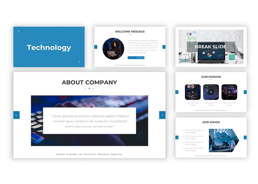 技术应用发展讲述展示Keynote模板 - PPT派