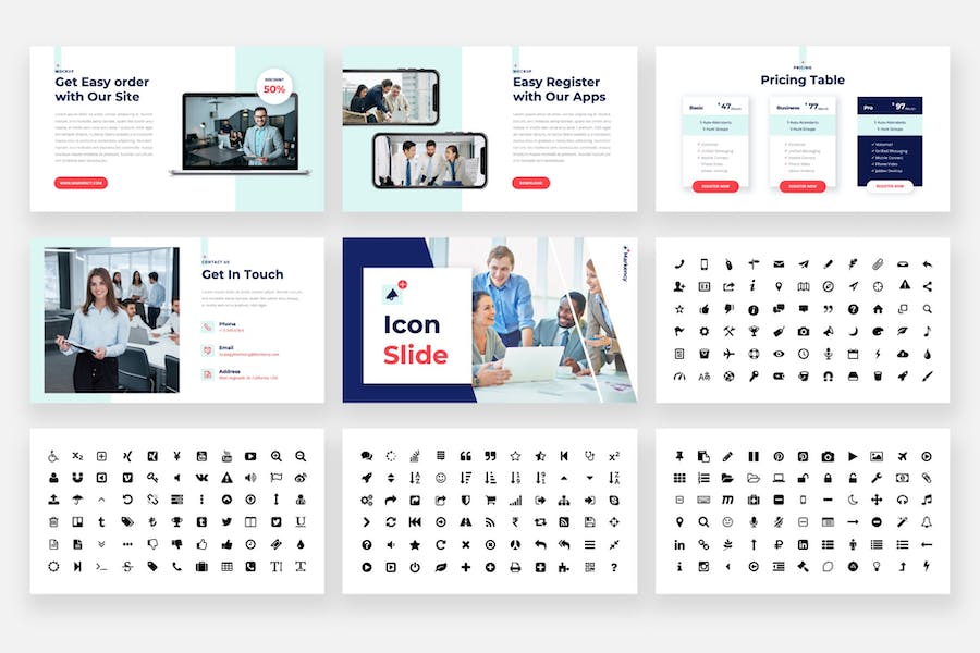 企业市场营销策略规划展示PPT模板 - PPT派