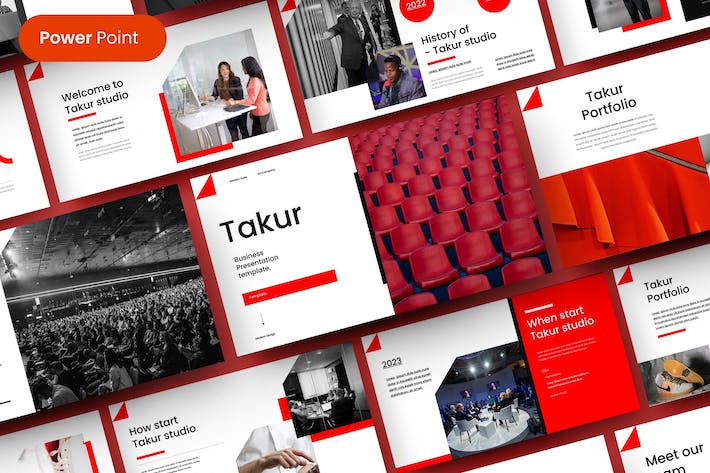 时尚商务企业营销推广PPT模板 - PPT派