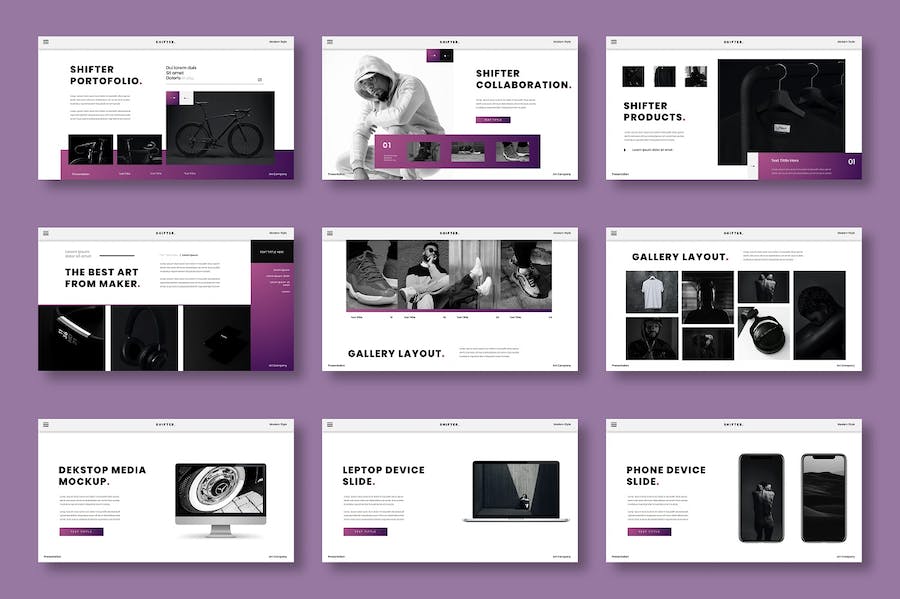 移动互联网商务企业服务推广Keynote模板 - PPT派