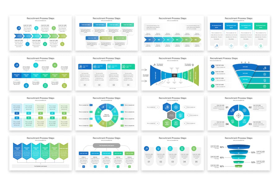 招聘流程人才招聘管理Keynote模板 - PPT派