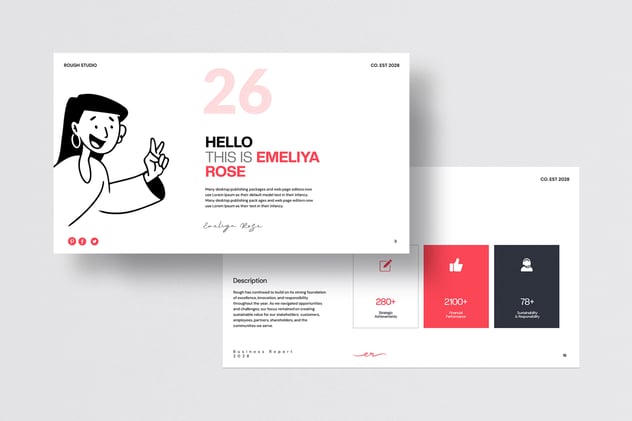 年度财务报告总结展示Keynote模板 - PPT派