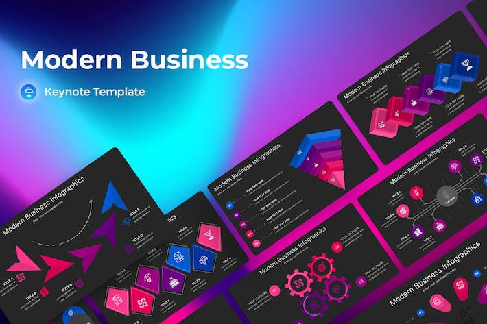 现代商业融资计划演讲Keynote模板 - PPT派