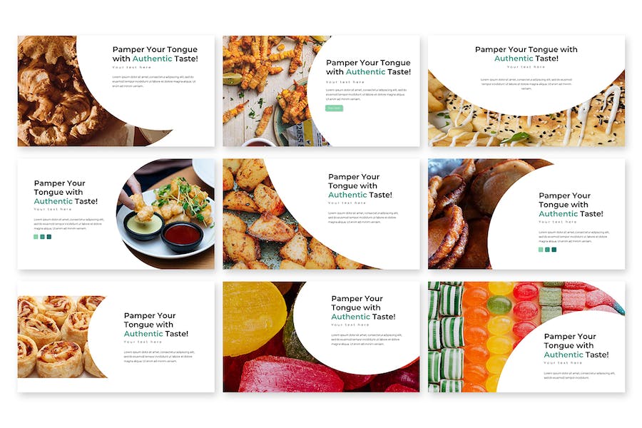 创意餐饮美食品牌推广演讲Keynote模板 - PPT派