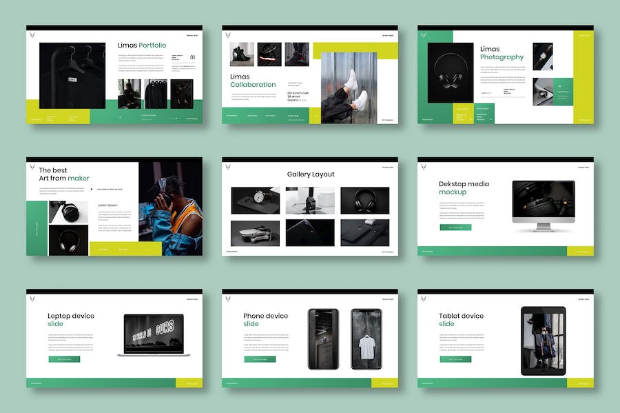 商业品牌创意发展Keynote模板 - PPT派