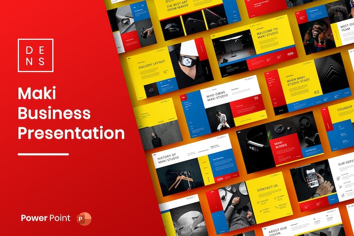 红色商务企业品牌展示PPT模板 - PPT派