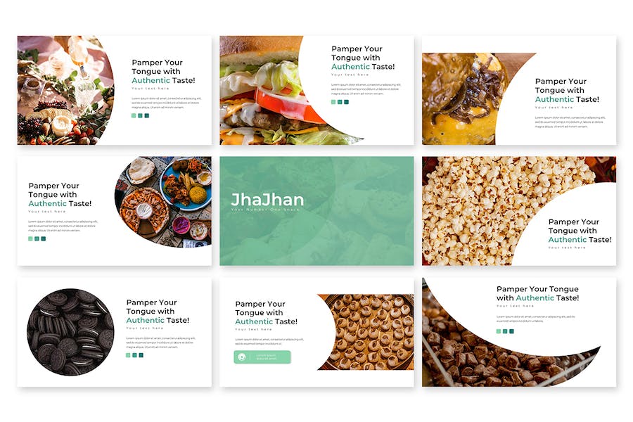 创意餐饮美食品牌推广演讲Keynote模板 - PPT派