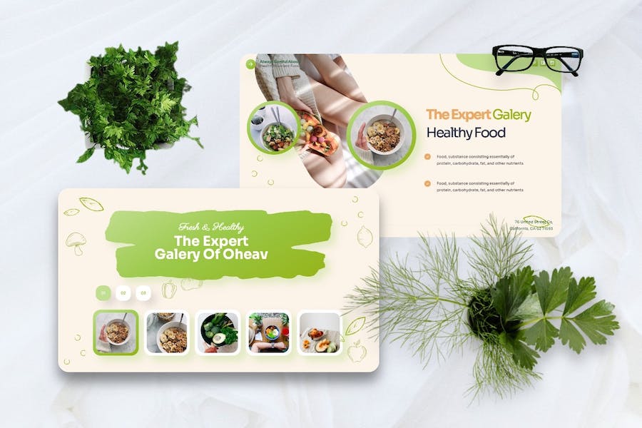 健康食品营养推介推广Keynote模板 - PPT派