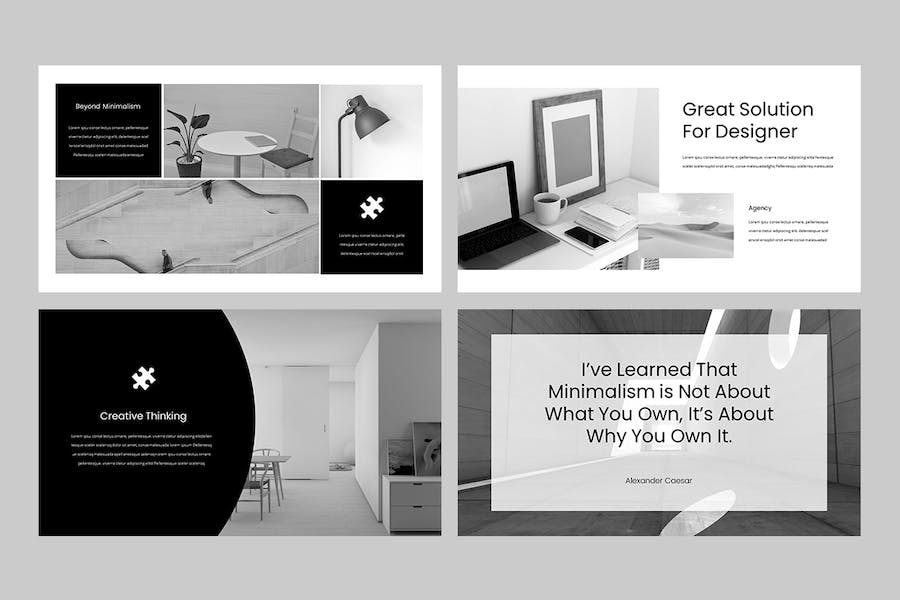 极简主义风格商务办公通用Keynote模板 - PPT派