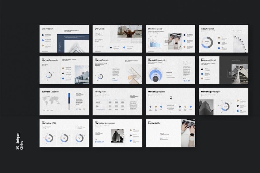 创业项目融资路演商业计划书PPT模板 - PPT派