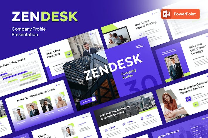 公司企业形象展示PPT模板 - PPT派