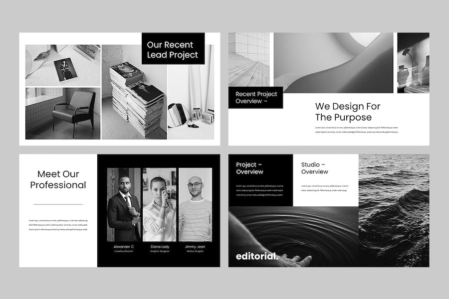 极简主义风格商务办公通用Keynote模板 - PPT派