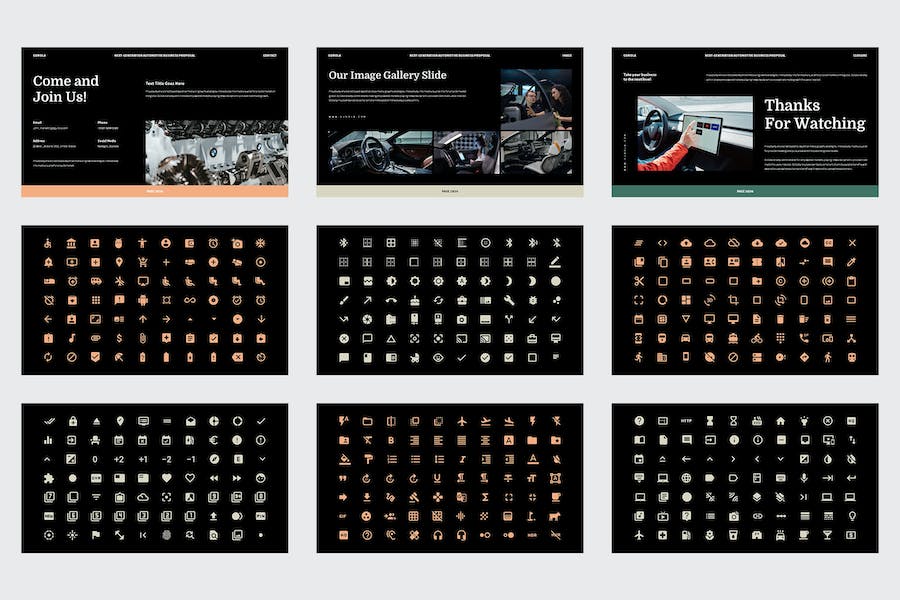 汽车科技创新方案Keynote模板 - PPT派