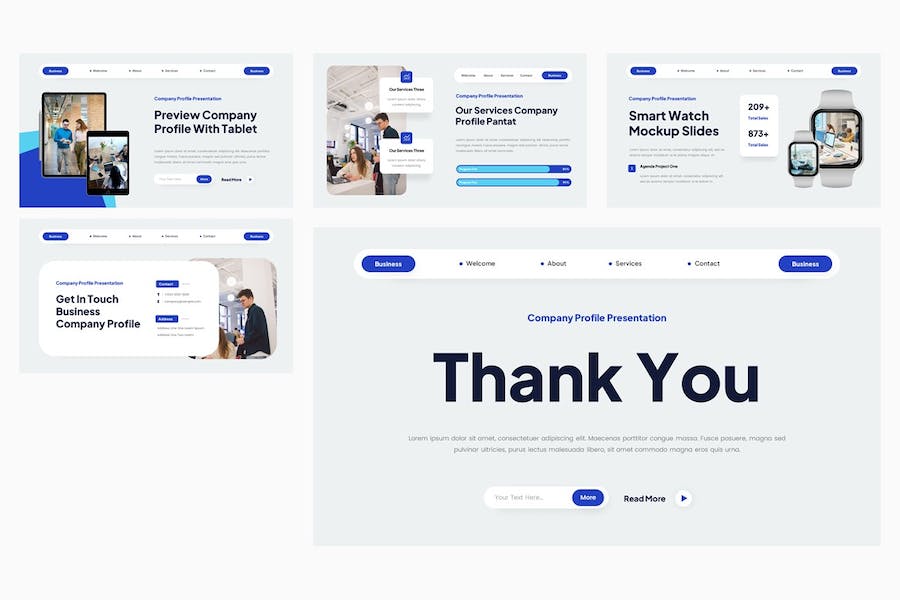 企业公司简介商务介绍PPT模板 - PPT派