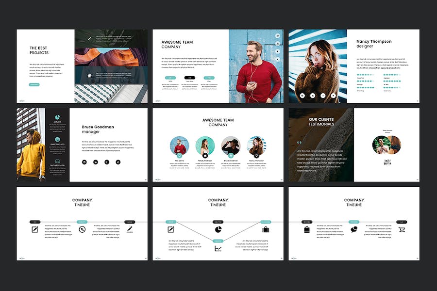 企业商务项目推介招商宣传PPT模板 - PPT派