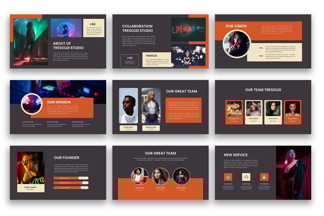 创意品牌推广营销方案Keynote模板 - PPT派