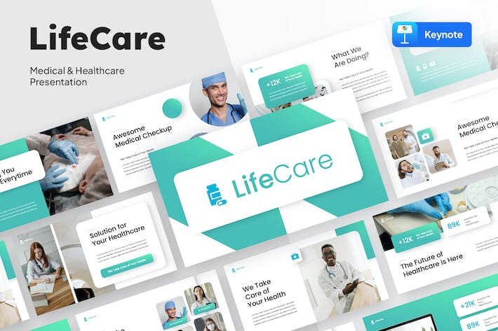 医疗健康保障服务项目方案Keynote模板 - PPT派