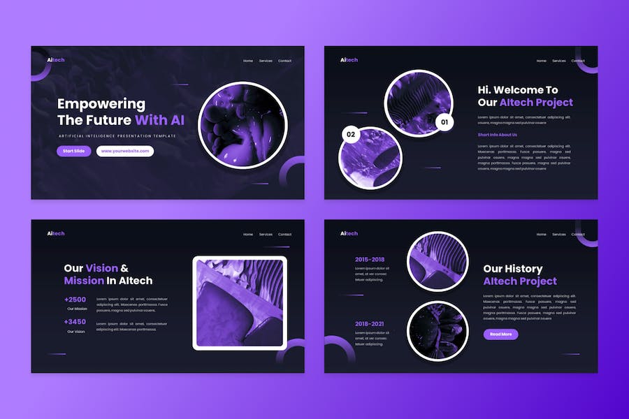 IT科技互联网产品展示Keynote模板 - PPT派