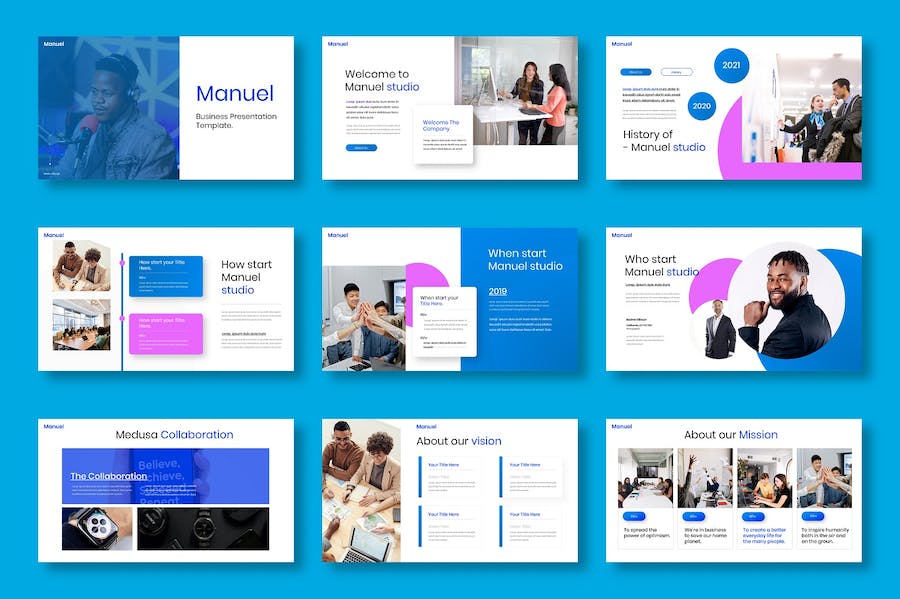 商业企业品牌建设宣传方案Keynote模板 - PPT派