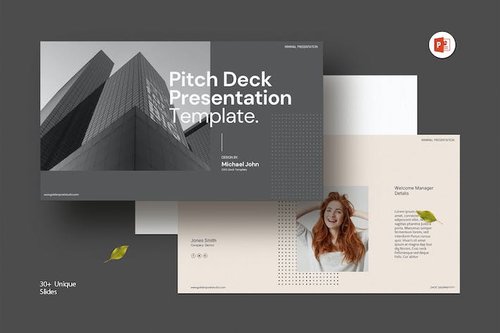 企业产品服务商业路演推介PPT模板 - PPT派