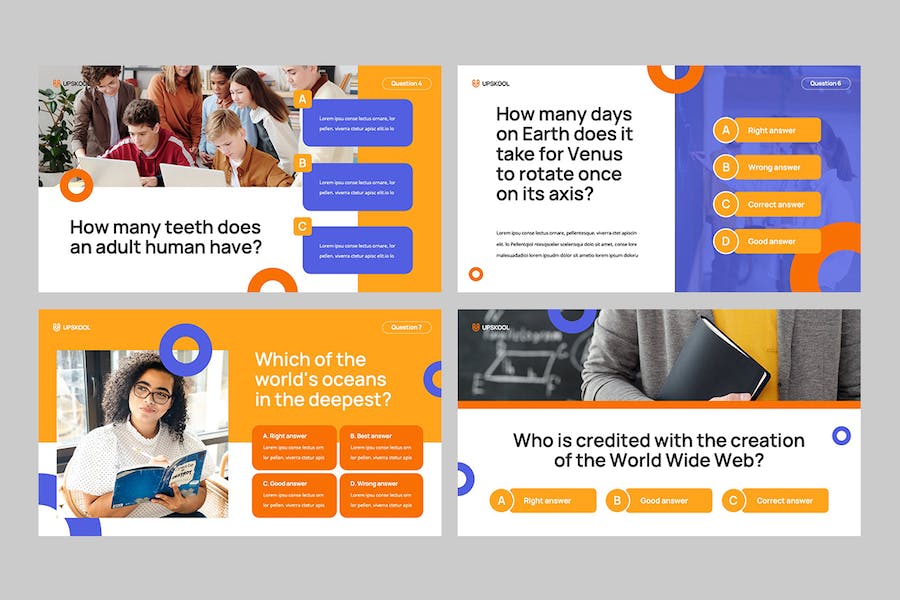 在线教育知识竞赛答题Keynote模板 - PPT派