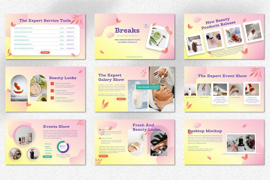 美容产品护肤推介展示讲述Keynote模板 - PPT派