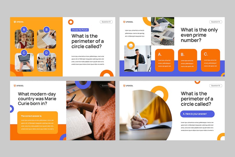 在线教育知识竞赛答题Keynote模板 - PPT派