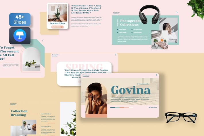 摄影讲述展示方案应用推介Keynote模板 - PPT派