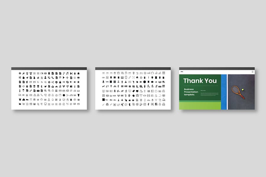 绿色环保理念商务企业宣传PPT模板 - PPT派