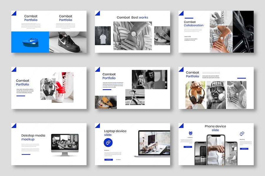 竞争战略商务企业市场分析PPT模板 - PPT派