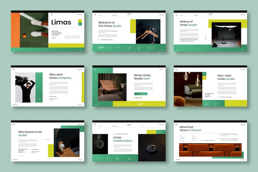 商业品牌创意发展Keynote模板 - PPT派