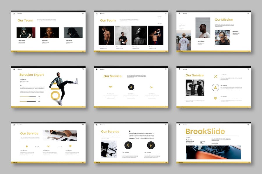 公司商务报告数据统计分析PPT模板 - PPT派