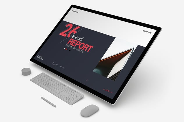 年度财务报告总结展示Keynote模板 - PPT派