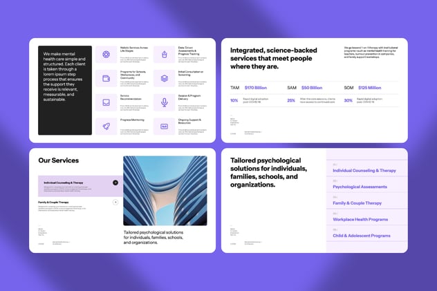 Orbita心理学人工智能企业概述分析Keynote模板 - PPT派