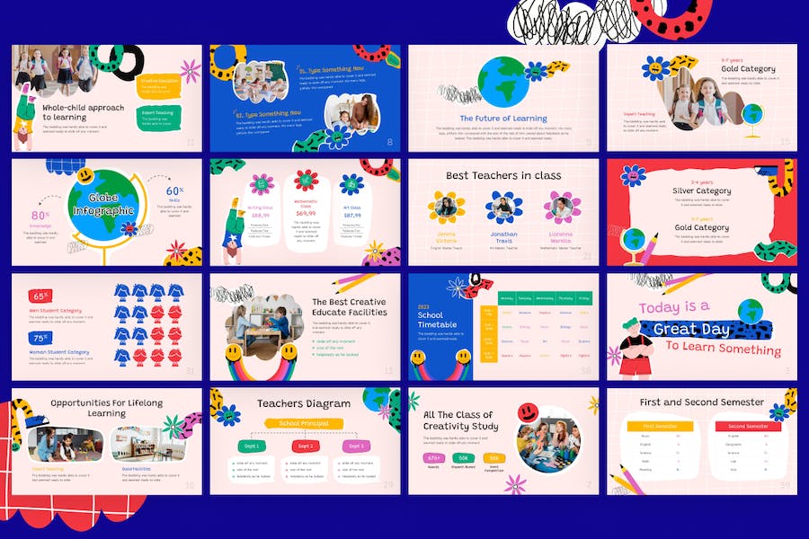 Joy-kids-creative-education-powerpoint-template - PPT派