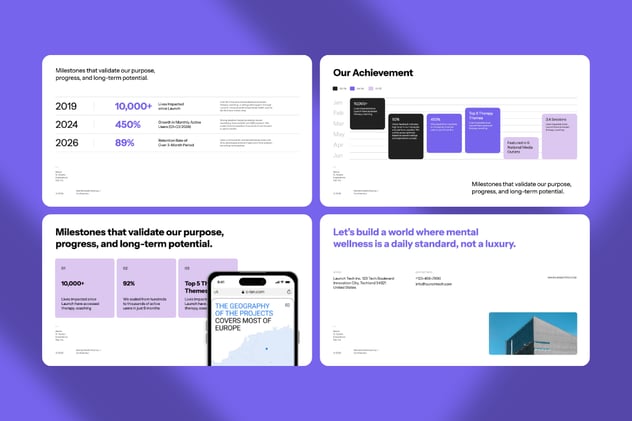 Orbita心理学人工智能企业概述分析Keynote模板 - PPT派