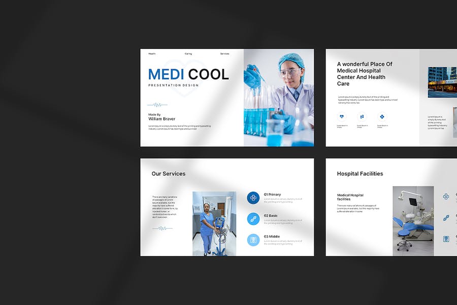 医疗医学专业讲述展示PPT模板 - PPT派