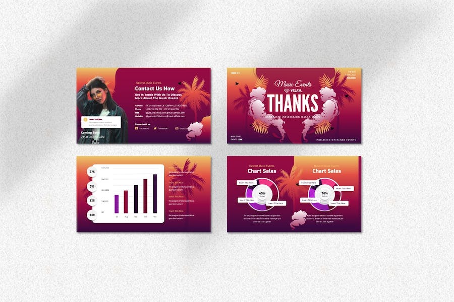 音乐活动策划推广营销方案Keynote模板 - PPT派