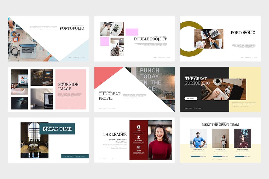 多功能商业融资计划书Keynote模板 - PPT派