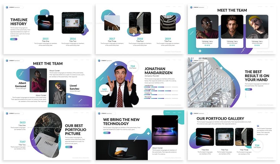 创业融资路演商业计划PPT模板 - PPT派